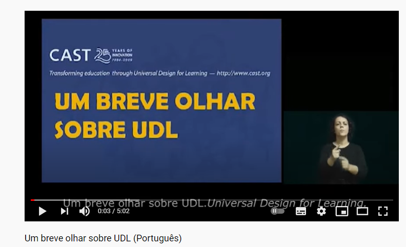 Um breve olhar sobre o DUA