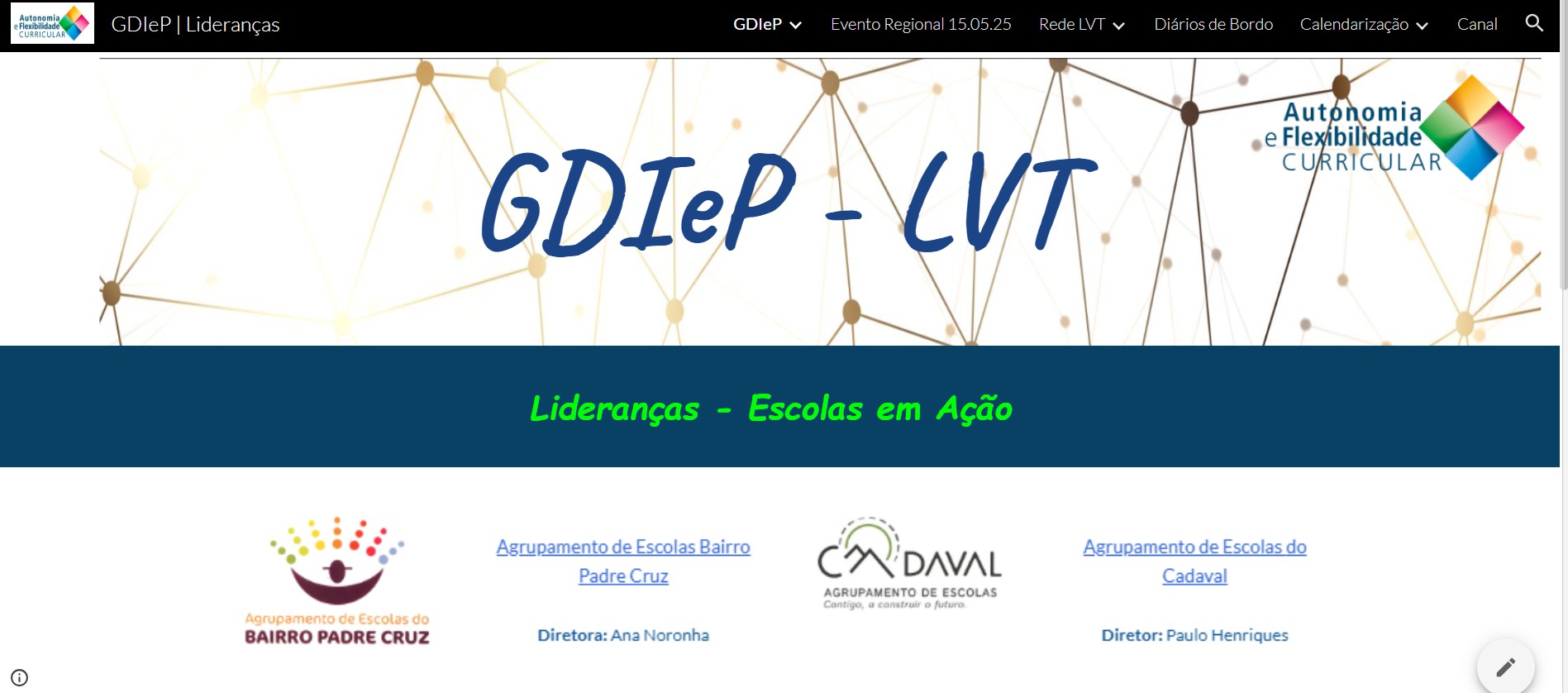 GDIeP - Lideranças - Escolas em Ação