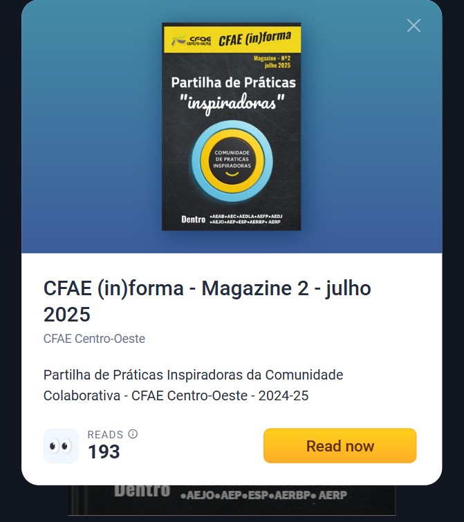CFAE (in) forma - MAGAZINE 2 - JULHO 2025