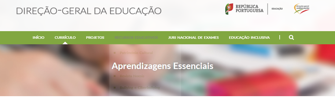 Aprendizagens essenciais para o ensino básico e secundário