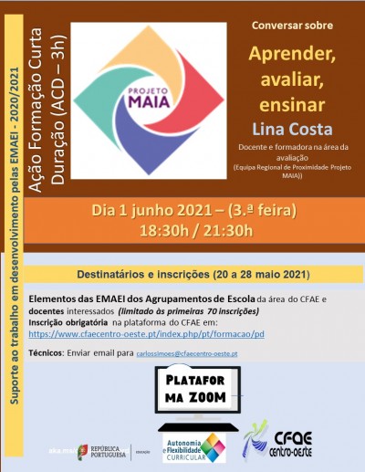 15NF2021 - Projeto MAIA: Aprender, avaliar e ensinar